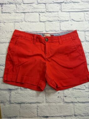 Red Camel  Red Women’s Chino Shorts. Size 9. Cotton/Spandex Blend.